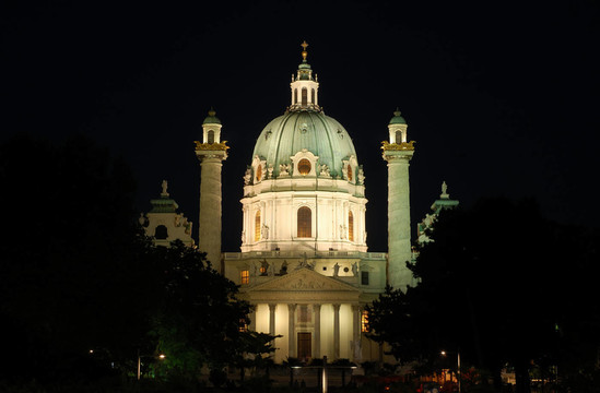 在維也納karlskirche