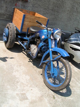 EMW自制三輪車藍(lán)色