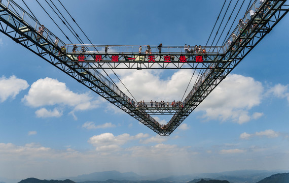 空中玻璃走廊