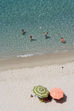 海灘在卡拉布里亞