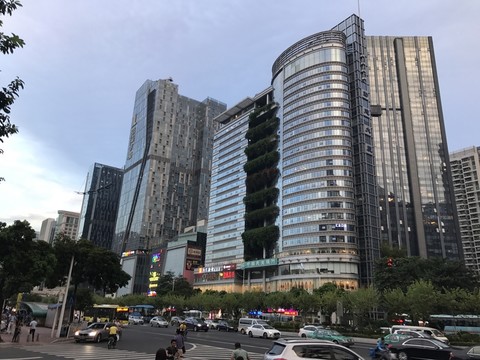 廣州 天河 珠江新城 藍(lán)天白云