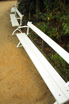 park benches