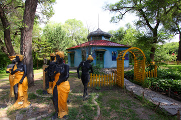 太陽(yáng)島 俄羅斯風(fēng)情園 雕塑