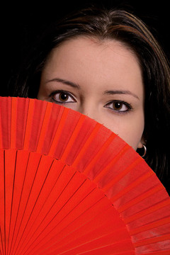 夫人與風(fēng)扇