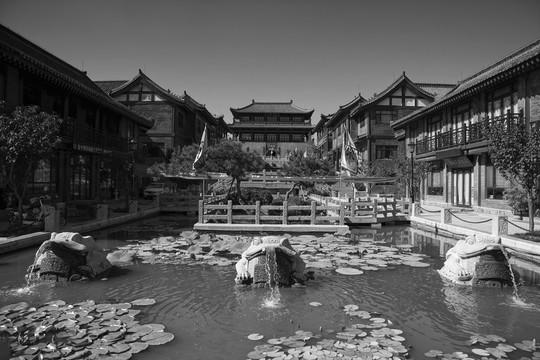 青州宋城 黑白片