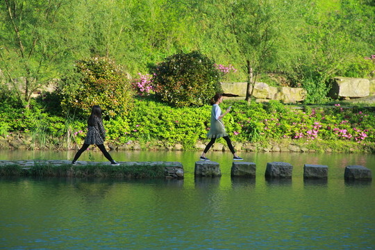 長沙梅溪湖桃花嶺公園
