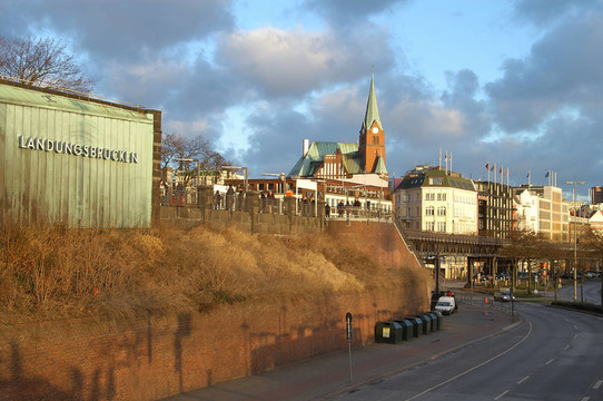 landungsbrü其實在漢堡