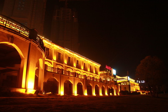 裕湘紗廠(chǎng)夜景