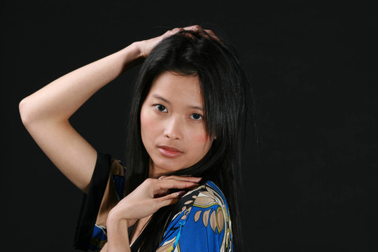有魅力的亞洲女人