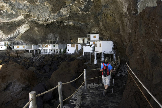 海盜峽谷徒步旅行的拉帕爾馬島
