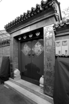 老北京 黑白照片 北京風(fēng)光
