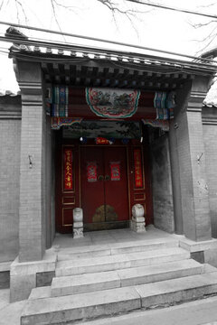 老北京 黑白照片 北京風(fēng)光