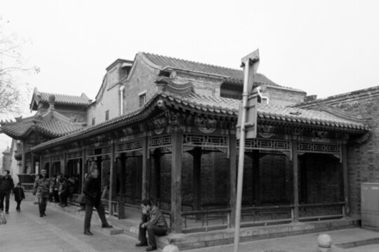 老北京 黑白照片