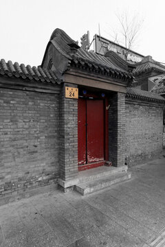 老北京 黑白照片 北京風(fēng)光