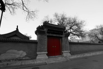老北京 黑白照片