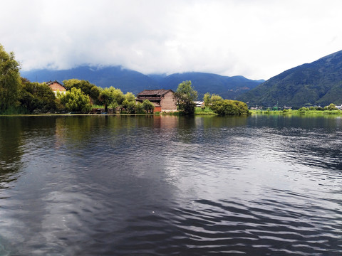 云南洱海山水美景