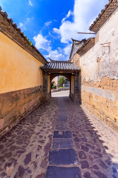 甬道 團(tuán)山民居