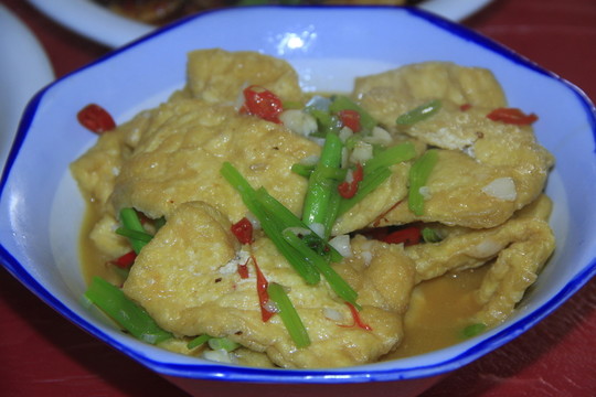 炒油豆腐