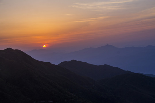 大圍山日出