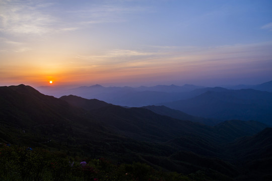 大圍山日出