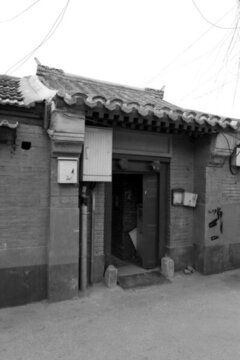 老北京 黑白照片 北京風(fēng)光