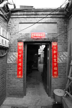 老北京 黑白照片 北京風(fēng)光