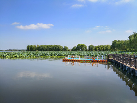 湖彎美景