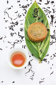 中秋月餅素材