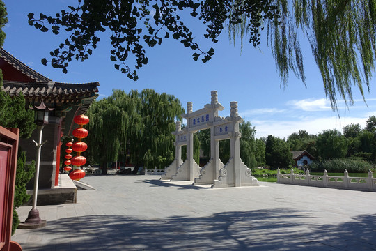 北京大觀園 省親別墅牌坊