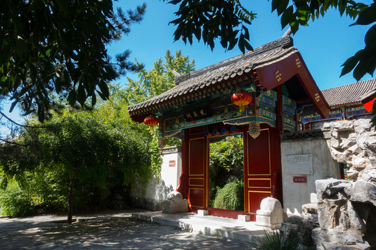 北京大觀園 綴錦樓 垂花門