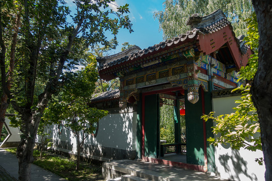 北京大觀園 暖香塢 垂花門