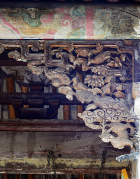 花鳥圖木雕古建筑裝飾