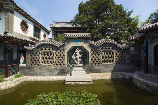 青磚墻花墻子