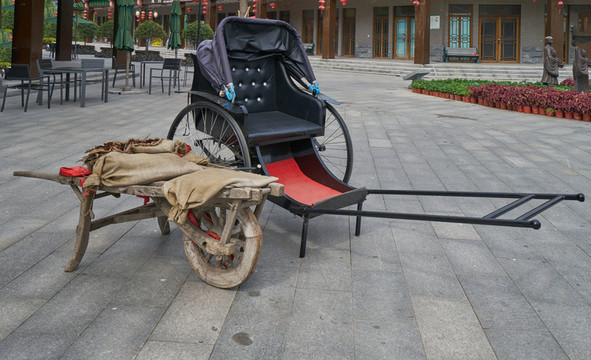黃包車與獨輪車