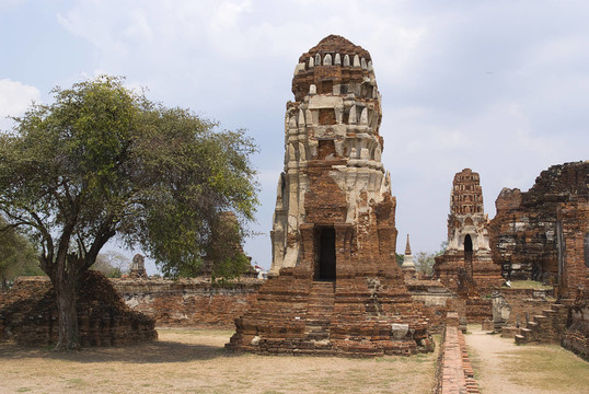 瑪哈達(dá)寺在大城泰國(guó)