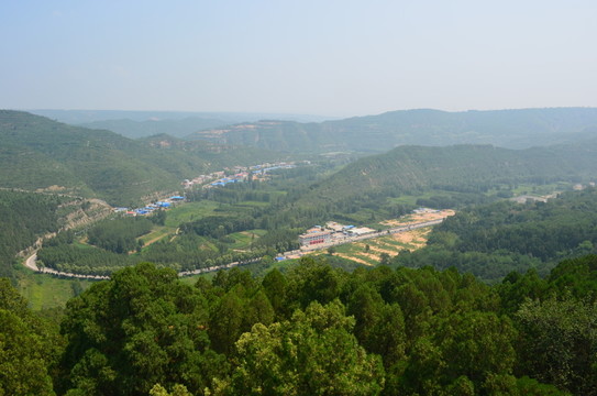 黃帝陵周邊遠(yuǎn)眺