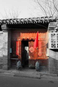 老北京 黑白照片 北京風(fēng)光