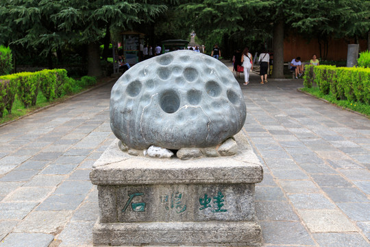 大理 崇圣寺三塔 蛙鴨石