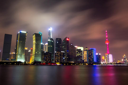 上海陸家嘴夜景