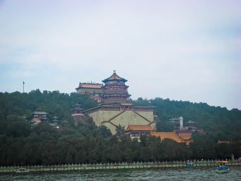 北京頤和園 湖 橋