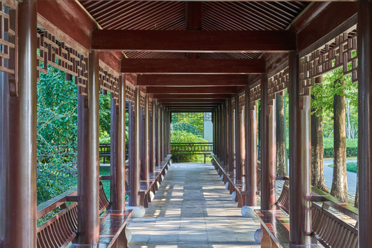 古建長廊 高清大圖