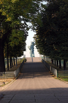 公園的雕像