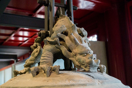 北京大鐘寺 鐘鈕 蒲牢