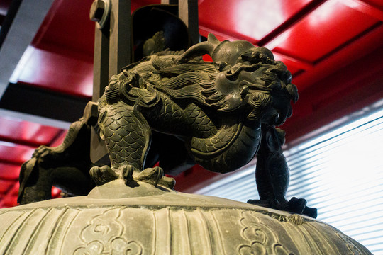 北京大鐘寺 鐘鈕 蒲牢