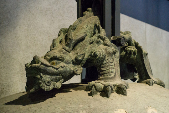 北京大鐘寺 鐘鈕 蒲牢