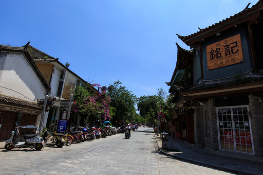 云南大理古城 古城街頭風光