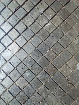 青磚地面