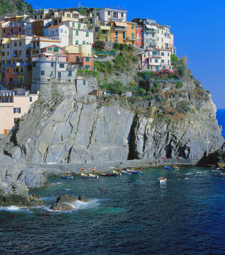 在五漁村Manarola