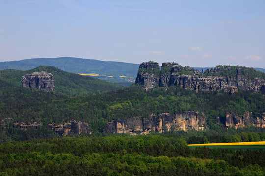 schrammsteine \ u200b \ u200band Falkenstein