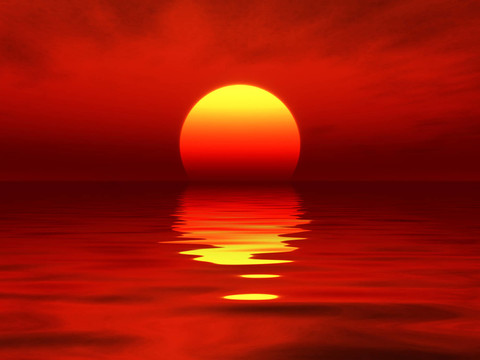夕陽紅